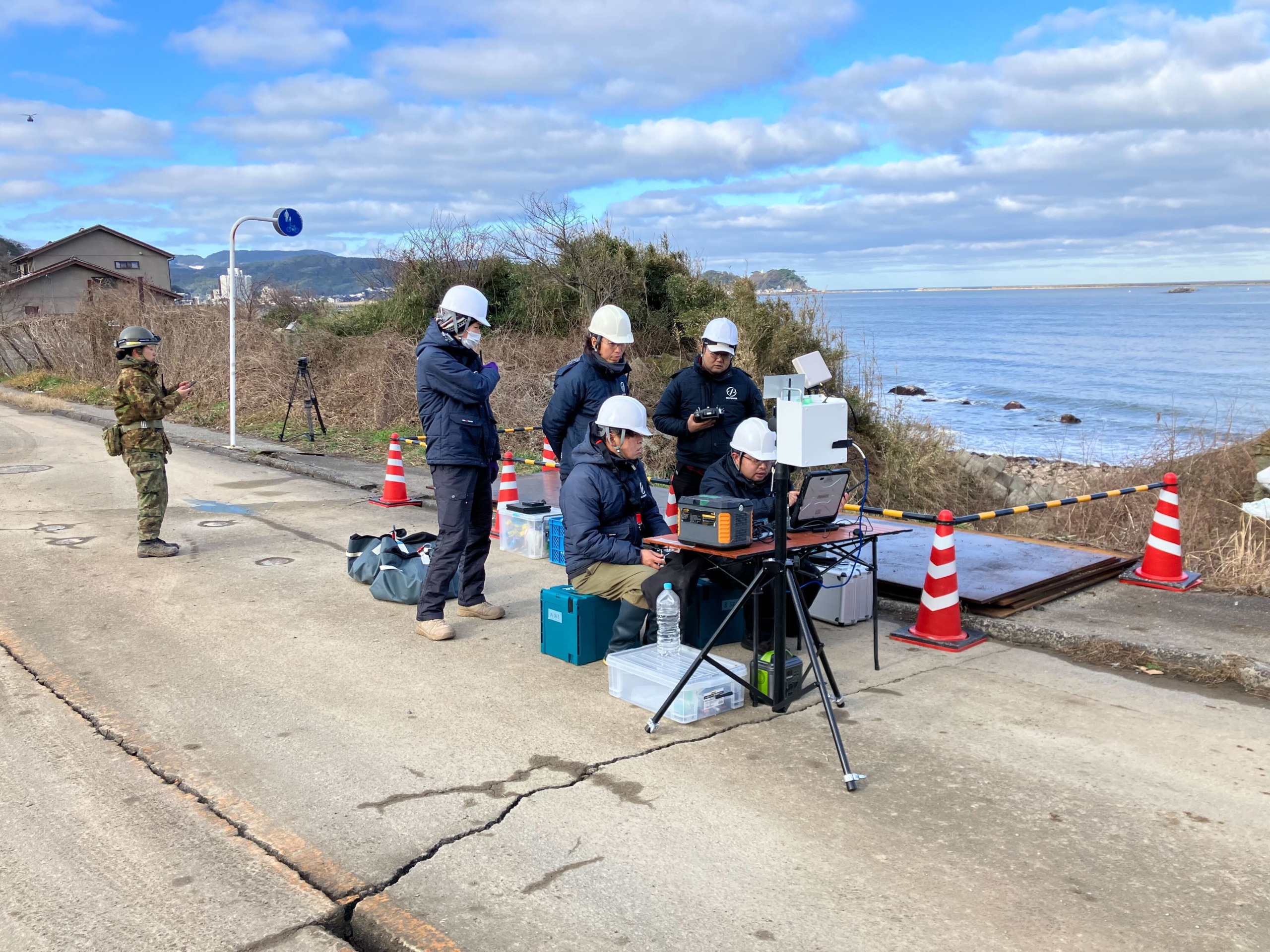 能登半島地震・被災地でのドローンを活用した偵察および物資運搬のお知らせ